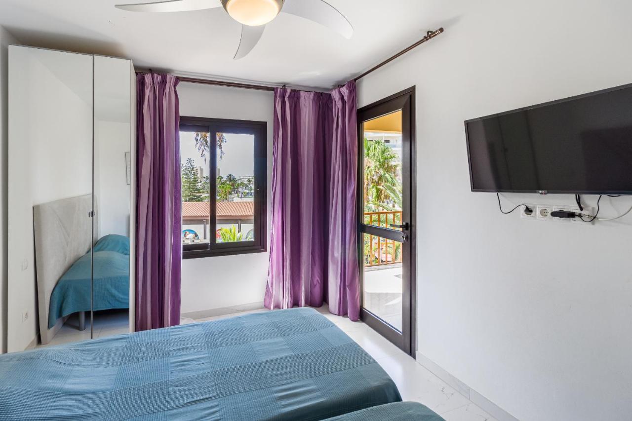 Amazing 3 Bedroom Apartment On The First Line Of The Best Las Americas Beach, Air Conditioner And Terrace Ocean View Playa de las Americas  Zewnętrze zdjęcie